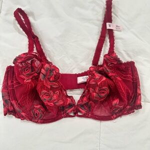 Victoria's Secret Scarlet Floral Bra